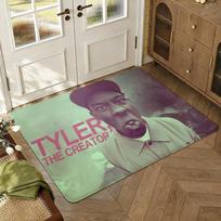 The Cool T-tyler Creator Floor Mat Soft Thickened Absorbent Non-Slip Bedroom Living Room Door Mat Home Decor Flannel Rugs 40x60cm gray