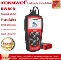 KONNWEI KW808 Car OBDII/EOBD CAN Code Reader Set black