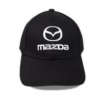 1Pcs For Mazda Car Emblem Embroidery Snapback Baseball Cap Spring And Autumn Outdoor Sports Adjustable Peaked Hat Casual Hats black
