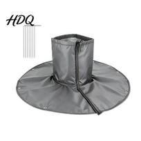 Landscape Frost Damage Prevention Palm Tree Root Protector 3-Layer Winter Freeze Cover with Ground Stakes Insulation Guard Wrap for Trees 1pc pilka