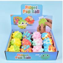 Push Pop Bubble Fidget Sensory Toy 3D Stress Balls for Autism, Stress, Anxiety, Classroom Prizes Student Gifts gray