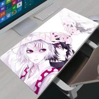 Anime Kaneki Mouse Pad Xxl NonSlip Gaming Desk Mat Laptop Keyboard Tray Office Pc Tokyo Ghoul Hd Print Carpet Black 800x300x2mm