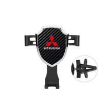 skirta Mitsubishi Automobilio Telefono Laikiklis Oro Angos Klipsas Gravitacinis Laikiklis ASX Lancer Cordia Pajero Outlander Eclipse Galant Mirage L200 juoda