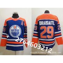 Edmonton Oilers Connor McDavid 97 NHL Hockey Jersey Men Women Cotton Ice Fan Apparel XXL red