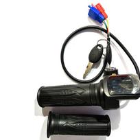 Elektrinio dviračio droselis 36V48V akceleratorius E-dviračiui/elektrinio paspirtuko priedas 48V 0.5m black