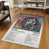 Madingas Mf Doom Raperis Madvillian Hip Hop Muzikos Kilimas Neslystantys Plotiniai Kilimai Svetainei Miegamajam Sofai Kilimas Miegamojo Grindų Kilimėlis 40x60cm gray