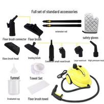 High-Pressure Steam Cleaner: Antibacterial Mite Remover for Kitchen & Air Conditioners black