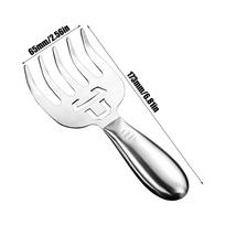 Stainless Steel Meat Shredder Pulled Pork Puller Claw Barbecue Fork Separator Handle Meat Slicer BBQ Grill Handler Turkey Fork white