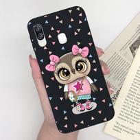 Leopardo rašto dėklas Samsung A40 telefonui, minkšto silikono matiniai dėklai Samsung Galaxy A40 A 40 SM-A405F, buferis Funda Capa Samsung Galaxy A40 gray