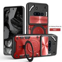 Protective Cover For Nothing Phone 3a Case With Ring Stand Holder Lens Protection Fundas Coque Capa Nothing Phone 3a