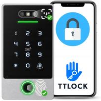 Elektroninė kodinė spyna Spreest K3FW TTLock su veido atpažinimu, pirštų atspaudų skaitytuvu, RFID ir Wi-Fi