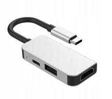 USB-C šakotuvas Spreest, 3 viename, su HDMI ir USB 3.0 jungtimis