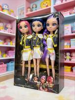 Music Style Anime Figure, Rumi Mira Zoey Action Figure, Cute Cosplay Doll Birthday Gift black