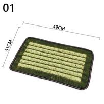 Jade Xiuyu Summer Cool Pillow Pad for Home, Portable, Ideal for Gifts or Live Streaming Sales 50x30cm beige