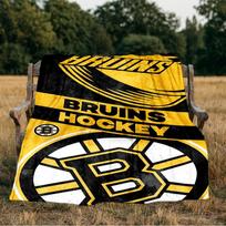 Bruins emblemos ledo ritulio pledas flanelinis užklotas sofai, patalpai, stovyklavimui, svetainei, biurui, kėdei ir lovai minkšta gimtadienio dovana 80cmx120cm yellow