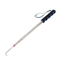 Telescopic Stainless Steel Mulch Hook for Greenhouse Film and Garlic Cultivation. gray