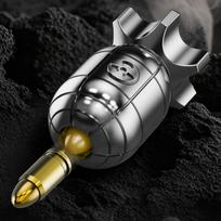 Simulation Little Boy Plastic Atomic B Model Fidget Toy One-Button Eject Adults Stress Relief Gadget Hand Spinner Unique Gifts white
