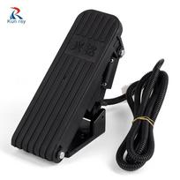 KUNRAY Universal Electric Tricycle Motorcycle Foot Throttle E-Car three four Wheel Car Gas Accelerator Speed Control Conversion 2.8 Insert plug black