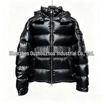 Palm Moose Men's Alpine Hooded Winter Down Jacket XXL juoda