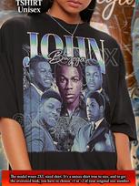 JOHN BOYEGA Shirt, John Boyega Tshirt, John Boyega Retro Tees, John Boyega Retro 90s Sweater, John Boyega Merch Gift #saf L gray