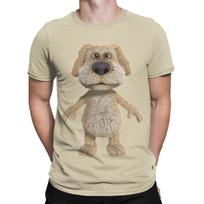 Talking Ben Graphic Funny 100 Cotton Tshirt Talking Ben Tops Tees For Unisex M gray