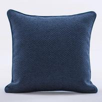 Nordic Ins medvilninis lininis sofos pagalvės užvalkalas Stačiakampis vientisos spalvos didelis atlošo pagalvės užvalkalas 45*45cm black