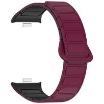 Magnetinė kilpa, skirta „Xiaomi Mi Band 9 Pro 8 Pro“, silikoninė apyrankė, skirta „Xiaomi Redmi Watch 4“, išmaniosios apyrankės apyrankės priedai For xiaomi band 9pro raudona
