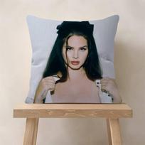 Lana Del Rey Hot Music Album Cushion Cover 30x50 Polyester Sofa Cushions Decorative Throw Pillows Home Decoration Pillowcover 30x30cm black