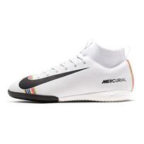 Nike Mercurial Superfly 6 Breathable And Wear resistant Mid top Kids' Soccer Shoes Kids' AJ3110-109 32 white