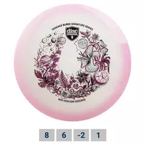 Diskgolfo diskas Fairway Driver NEO HORIZON ESSENCE Astral Bloom Candance Burge series Pink