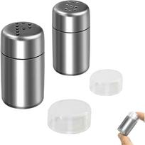 Mini Stainless Steel Salt Shaker 2pcs gray