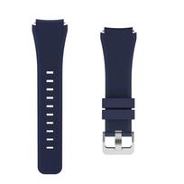 Originalus dirželis Samsung Gear S3 Frontier/Classic Galaxy watch 3 45mm 22mm Silikoninis dirželis Samsung Galaxy Watch 46mm dirželiui Samsung Gear S3 blue
