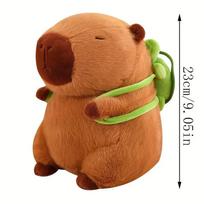 45Cm Huge Capybara Plush Toy Simulation Capibara Cute Doll Stuffed Animals Plushie Soft Pillow Christmas Gift Home Decor brown