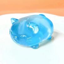 Maltose Cat Squishy Stress Ball Soft Moldable Slow Rebound Squeeze Fidget Toy Anti-Anxiety Sensory Decompression Holiday Gift For Kids Teens Adults white