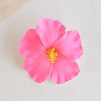 5/10vnt 10cm Hibisko Gėlės Havajų vakarėlis Vasaros paplūdimys Gimtadienio stalo dekoracija Vestuvės Dirbtinė gėlė Pasidaryk pats plaukų dekoras Dovana 5Pcs rožinė
