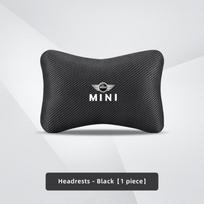 Automobilio sėdynės galvos atramos atminties putplasčio šerdis kaklo atrama minkšta pagalvė Mini Cooper JCW Works R56 R50 F54 F55 F56 F57 F60 R52 R53 R55 black