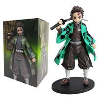 16Cm Anime Demon Slayer Kimetsu No Yaiba Figure Kamado Tanjirou Action Figure Agatsuma Zenitsu Nezuko Warrior Pvc Model Toys Aaa black