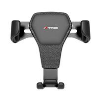 Automobilinis telefono laikiklis į oro ventiliacijos angą G-jutiklis Išmanusis telefonas GPS stovas Toyota TRD GR Yaris Mark-X Mirai Yaris Corolla Avensis Aygo Vitz Vios TRD black