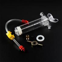 Bicycle Tubeless Sealant Syringe - MTB/Road Bike Tire Fluid Injection Tool Red 50ml