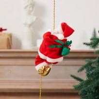 Electric Climbing Ladder with Santa Claus Christmas Decoration
