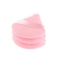 1/2/3/6Pcs Triangle Velvet Powder Puff Face Cosmetic Eye Beauty Makeup Tool Reusable Sponge Washable Mini Powder Puff Accessorie white