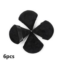 1/2/3/6Pcs Triangle Velvet Powder Puff Face Cosmetic Eye Beauty Makeup Tool Reusable Sponge Washable Mini Powder Puff Accessorie