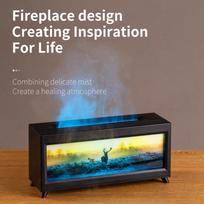 Essential Oil Diffuser Fireplace Humidifier for Home Living Room juoda
