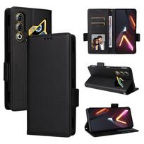 Atverčiamas dėklas ZTE nubia Neo 3 GT, PU oda, viso korpuso apsauga, su [RFID blokavimu], atsparus smūgiams, patvarus, retro telefono dėklas for ZTE nubia Neo 3 GT juoda