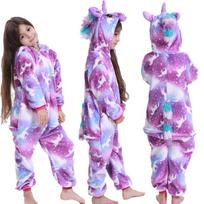 Kigurumi Vaikams Katė Gyvūnas Animacinis Pižama Vaikų Pižama Mergaitėms Berniukams Vienspalvė Pižama Cosplay Kostiumai Kalėdoms Helovino Šventei 110 Height 100-110cm pink