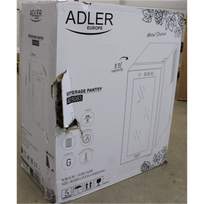 IŠPARDAVIMAS. Adler | Beverage Pantry | AD 8083 | Energy efficiency class G | Free standing | Bottles capacity 12 | Black | PAŽEISTA PAKUOTĖ, SUBRĖŽTAS DOOR AND THE RIGHT SIDE | AD 8083SO