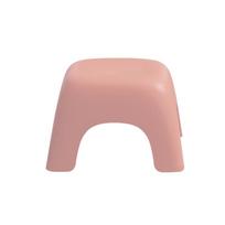 Sustiprintas neslystantis animacinis plastikinis taburetė vonios kambariui ar svetainei – Tinka vaikams ir suaugusiems Large (29.5*29.5*20cm) rožinė