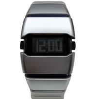 Millennium Unisex Retro Šviečiantis Skaitmeninis Laikrodis black