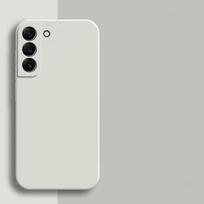 Skysto minkšto silikono TPU dėklas, skirtas Samsung Galaxy S21 S22 S23 S24 S25 S26 Plus S 26 Ultra S23 FE, matinis dangtelis Funda Galaxy S21+ 5G balta