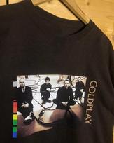 2005 Vintage Coldplay Shirt Unisex Tee All Size Shirt 20D1193 L white